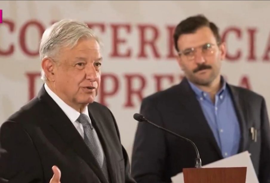 AMLO y Daniel Asaf.