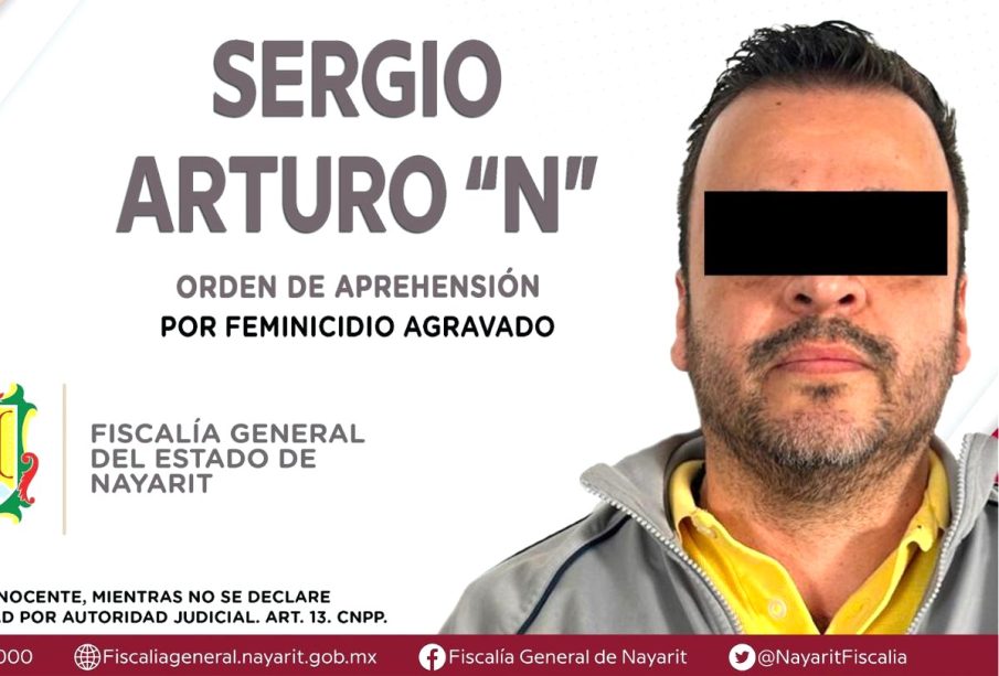 Ficha de Sergio Arturo "N" presunto feminicida