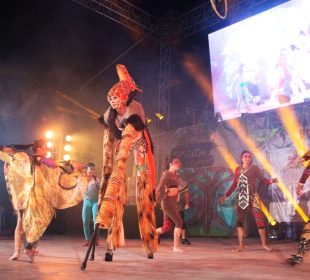 Artistas en escena en Festival de Rincón de Guayabitos