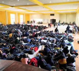 Migrantes en bodega de Tlaxcala