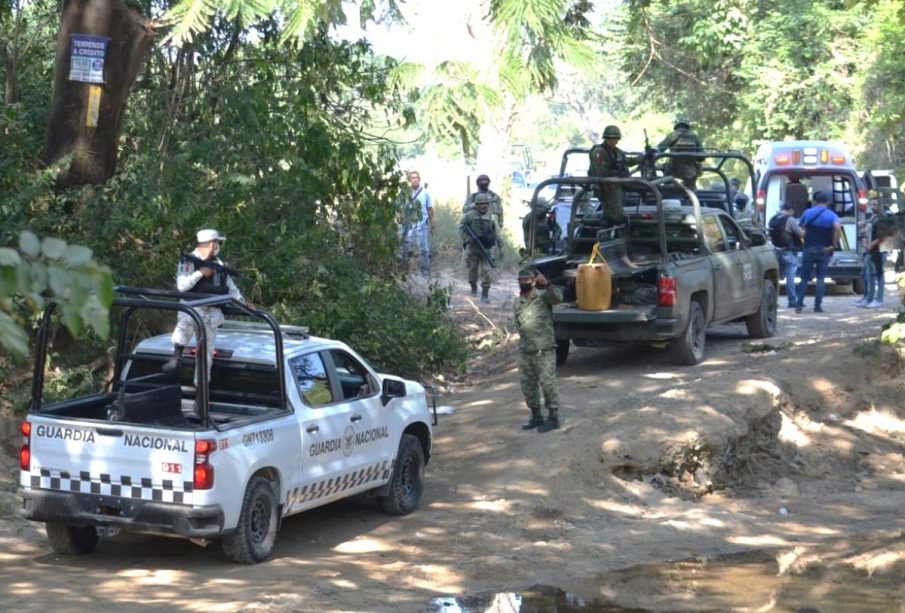 Elementos de la Guardia nacional