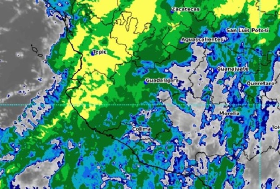 Mapa del clima en Puerto Vallarta