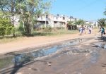 Aguas negras en Jardines del Sol