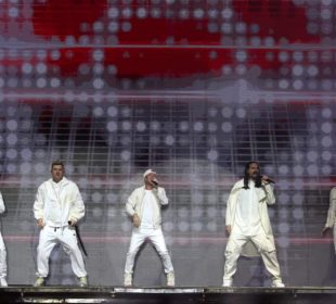 Backstreet Boys actuando en Feria de León