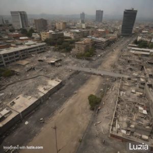 Así será Ciudad de México si se queda sin agua, según IA