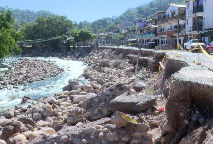 Construirán muro de contención