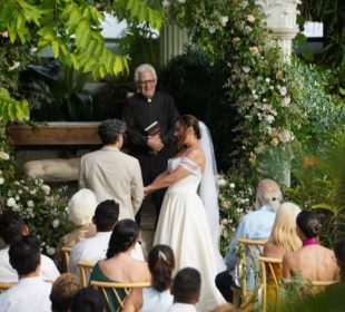 Consuelo Duval en su boda