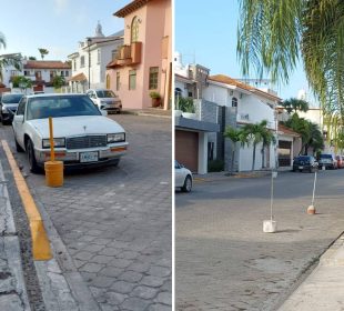 Estacionamiento privatizados en calles de Vallarta