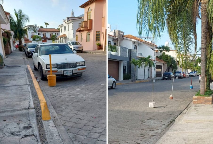 Estacionamiento privatizados en calles de Vallarta