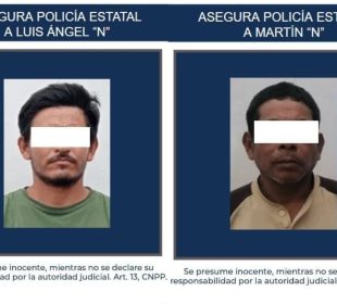 Ficha de detención de Luis Ángel y Martín N