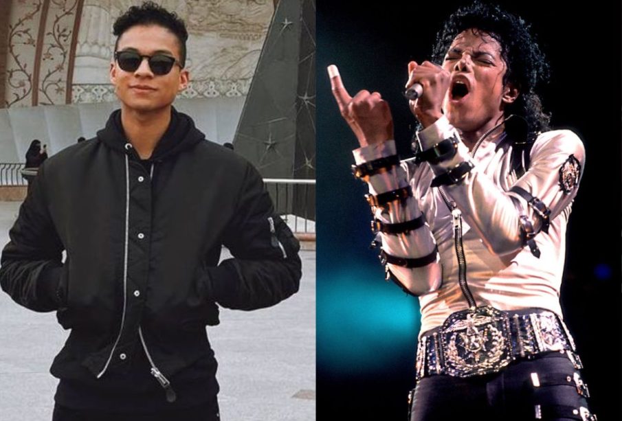 Jaafar y Michael Jackson