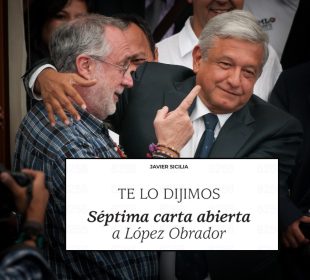 Javier Sicilia y AMLO