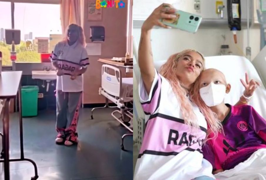 Karol G en hospital de la Ciudad de México