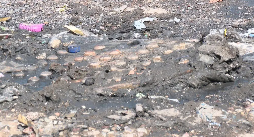 Lodo y basura en Jardines del Sol
