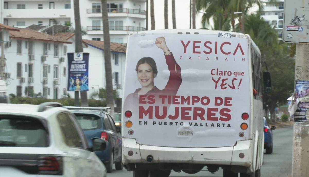 Propaganda política en camiones