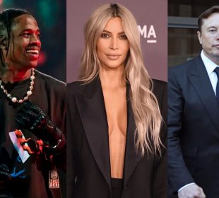 Travis Scott, Kim Kardashian y Elon Musk