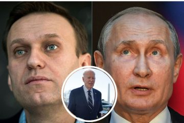 Alexéi Navalny, Putin y Joe Biden