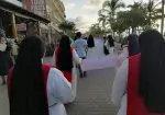 Religiosas o monjas peregrinaron en el malecón