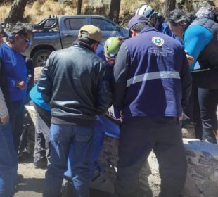 Alpinistas en Pico de Orizaba