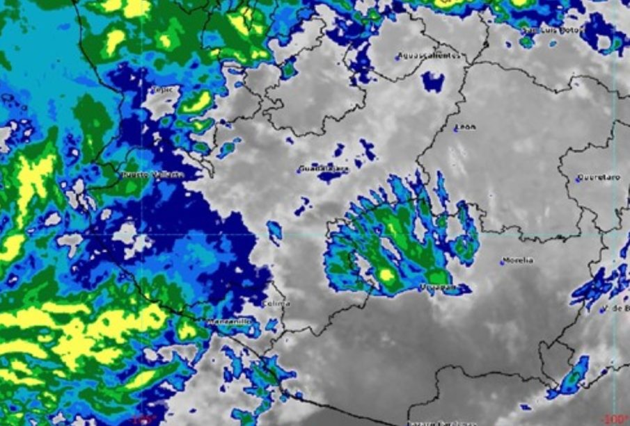 Mapa del clima en Jalisco