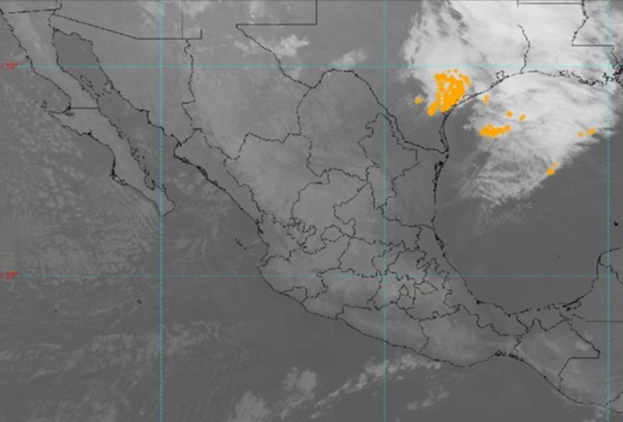 Mapa del frente frío