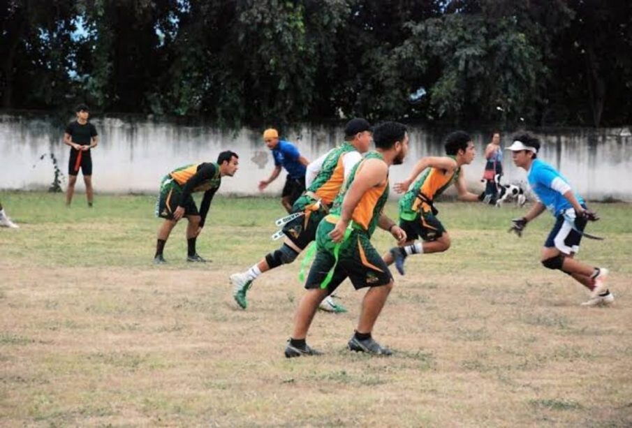 La liga flag football en Vallarta.