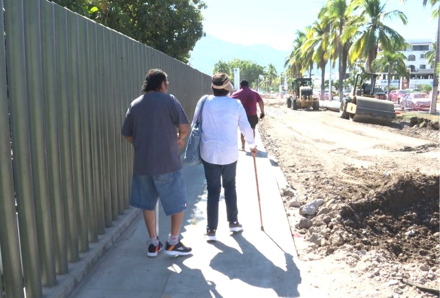 Obras viales en la Francisco Medina Ascencio