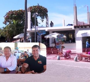 Restauranteros de Puerto Vallarta defienden obra en su local del malecón