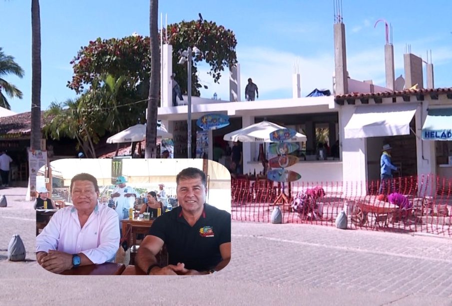 Restauranteros de Puerto Vallarta defienden obra en su local del malecón