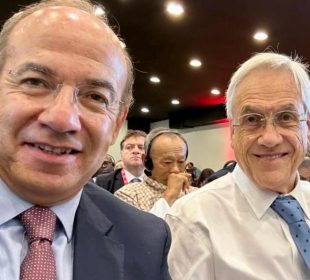 Felipe Calderón y Sebastián Piñera