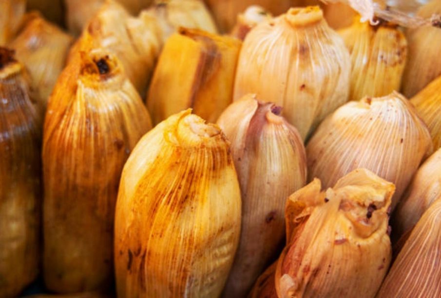 Tamales de hoja de maíz