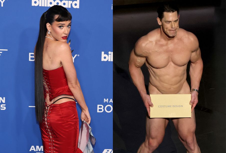 Críticas a Katy Perry por "atrevida" y aplausos a John Cena por desnudarse, generan debate