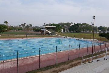 Alberca en unidad deportiva