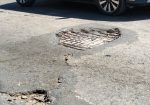 Bache en plena avenida