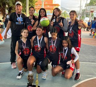 Equipo femenil juvenil de basquetbol