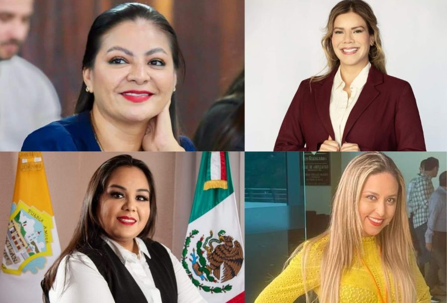 Guadalupe Guerrero Carvajal, Yésica Zatarain, Magdalena Moreno y Maribel Bárcena