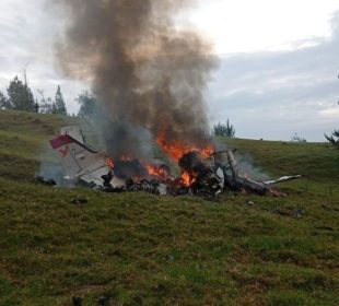 (VIDEOS) Ambulancia aérea se desploma en Colombia; muere toda la tripulación