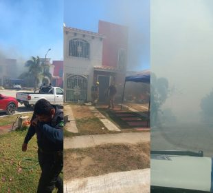 Incendio en la colonia Banus