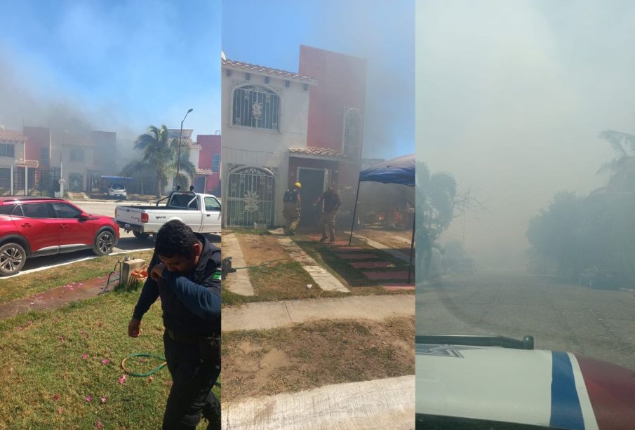 Incendio en la colonia Banus