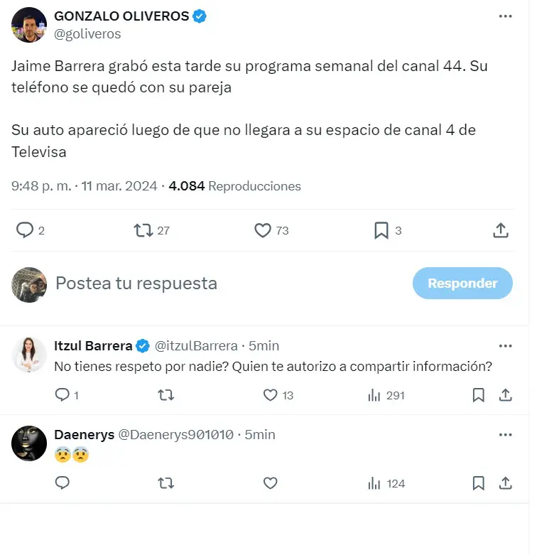 Reportan desaparición del reconocido periodista Jaime Barrera en Guadalajara