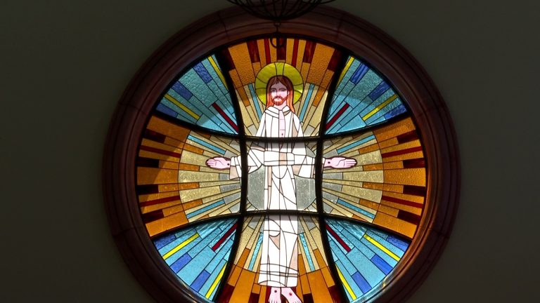 Jesucristo en vitral