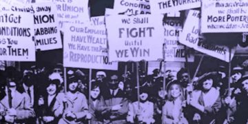 Marcha de mujeres 8 de marzo 1908
