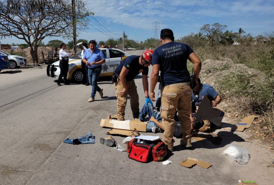 Motociclista atropelló a peatón en la avenida Federación