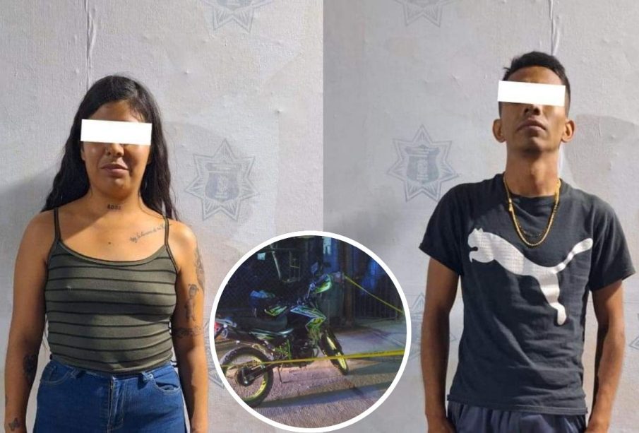 Pareja detenida en Mezcales