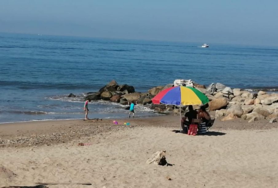 Personas en la playa