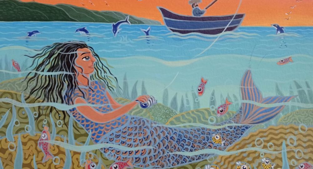 Pintura de Sirena