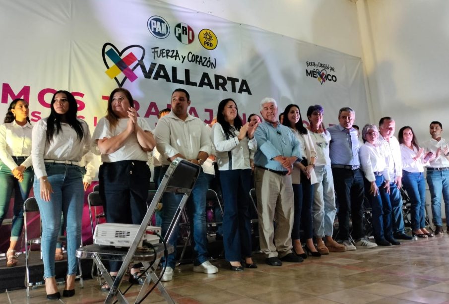 Presenta su planilla la alianza Fuerza y Corazón Por México, para contender en Vallarta