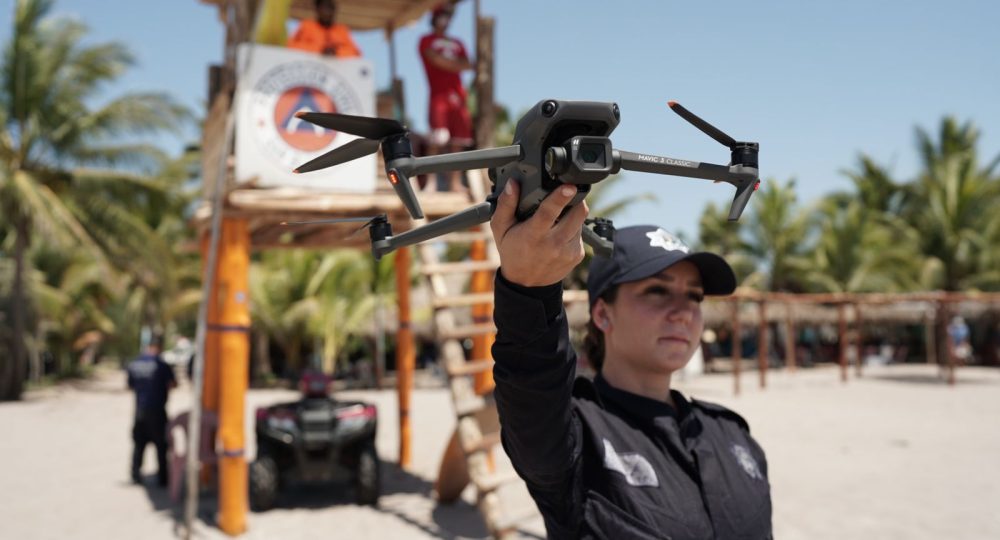 Vigilancia Aérea en Destinos Turísticos de Nayarit, Semana Santa