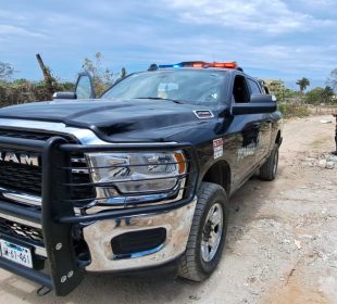 Patrulla de Policía Estatal en Ixtapa