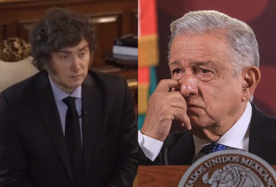 Javier Milei y AMLO